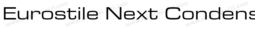 Eurostile Next Condensed字体转换
